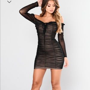 BNWT fashion nova “Maura Mesh Dress”
